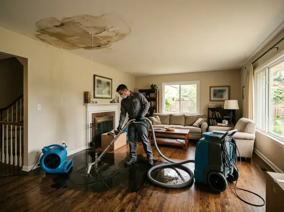 attic-pipe-burst-ceiling-drip-008 — frequently asked questions, Water Damage Restoration & Carpet Care in Manhattan, KS